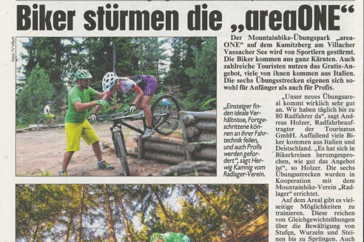 Krone Zeitung: Biker stürmen die areone