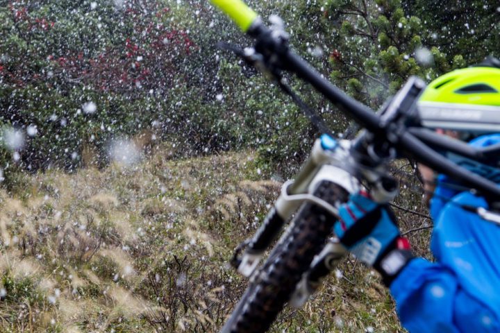 Aprilscherz oder Weihnachsgeschenk – Schneefall im Oktober 2016 in Italien