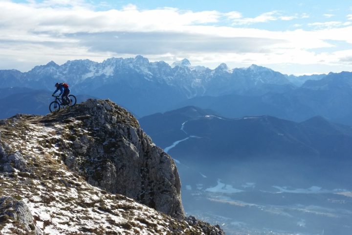 Mit Tief Axel und dem Bus auf den Villacher Hausberg