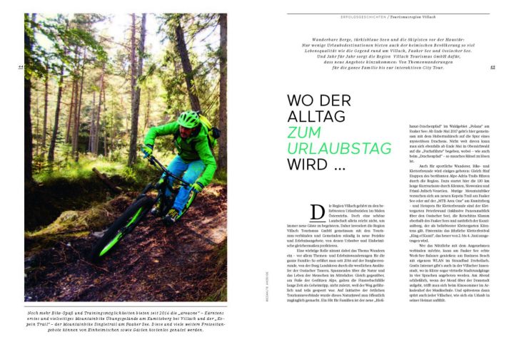 Areaone in Erstausgabe 01/2017 des Magazins Liebeserklärung