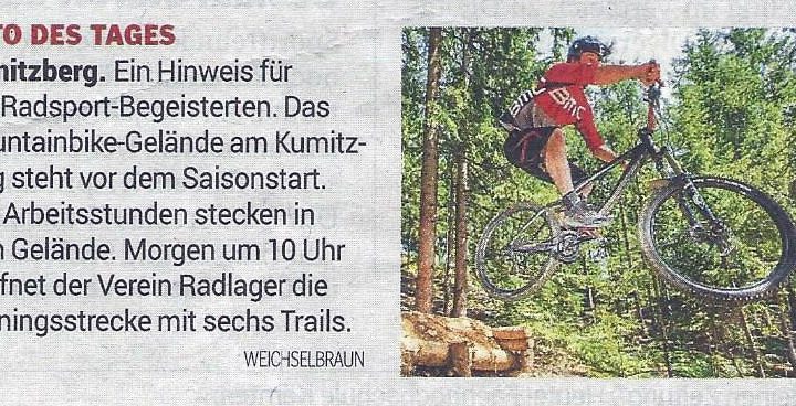 Kleine Zeitung: Ankündigung des areaone Saisonopening Events 2017