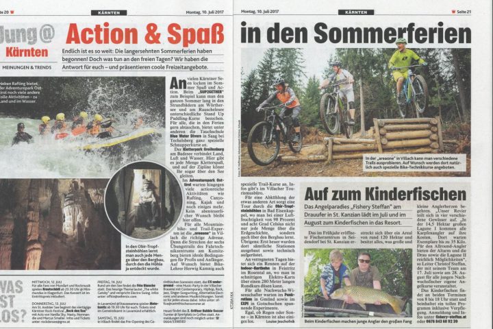 Kronen Zeitung: Action & Spaß in den Sommerferien – areaone inkludiert