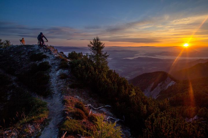 Biwak mit Sonnenaufgang in den Karawanken