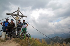Tourenguiding Level 4 mit drei Mädels – Karawanken