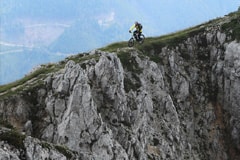 Bikebergsteigen im windischen kärntner Grenzgebiet