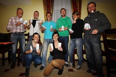Stammtisch Villach & Sebamed Produktverteilung