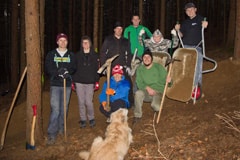 Qualität statt Quantität – blauer Trail im Bau